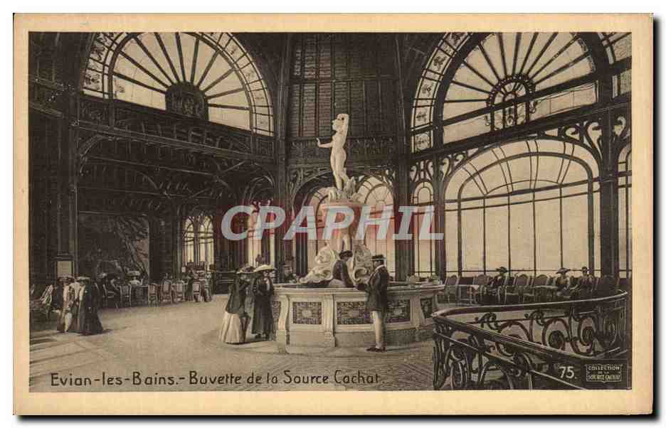 CPA Evian Les Bains Buvette de la Source Cachat