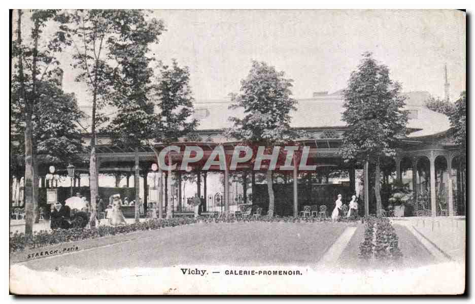 CPA Vichy Galerie Promenoir