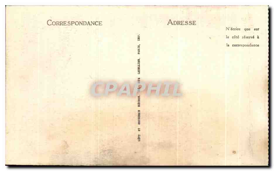 CPA Saint Sauveur Le Pont Napoleon — Verso