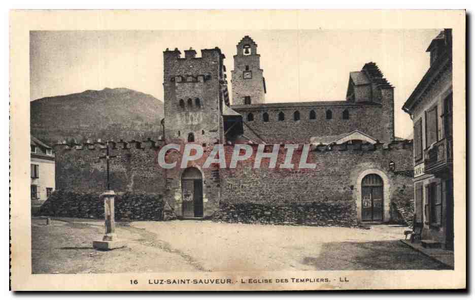 Luz-Saint-Sauveur — L'église des Templiers — LL, n°16