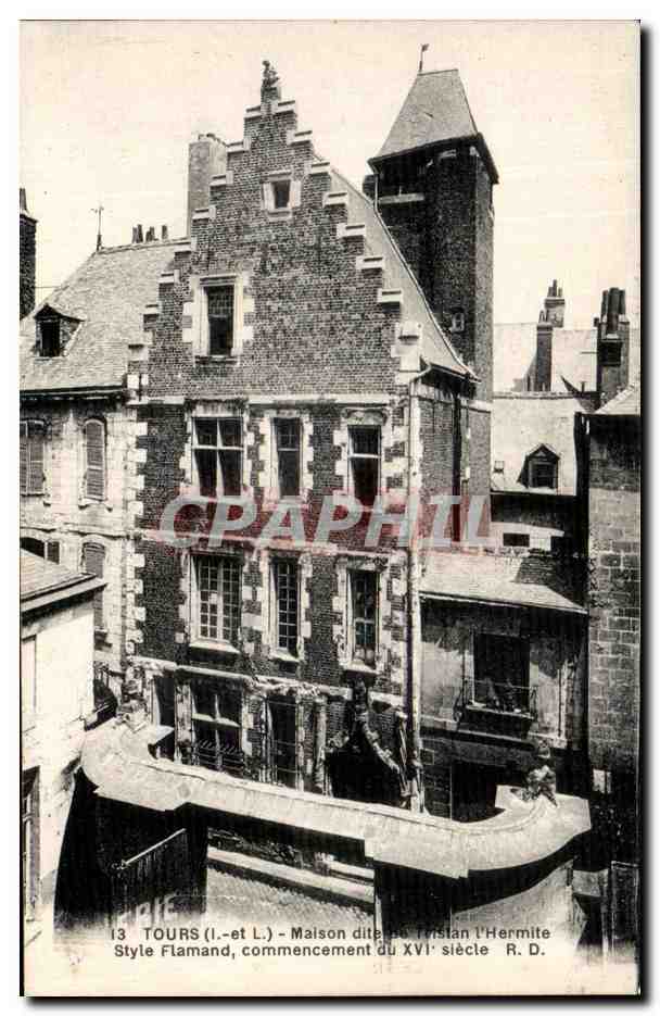 CPA Tours Maison dite Tristan l'Hermite Style Flamand 