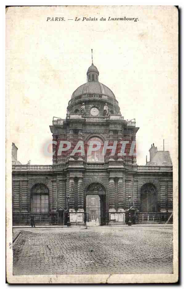CPA Paris Le Palais du Luxembourg
