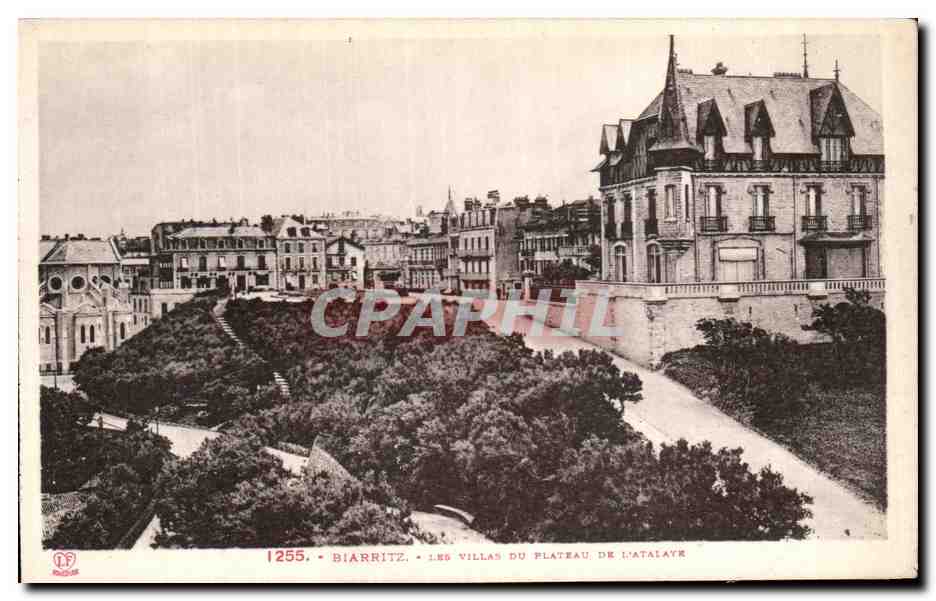 CPA Biarritz Les Villas Du Plateau De L'Atalaye