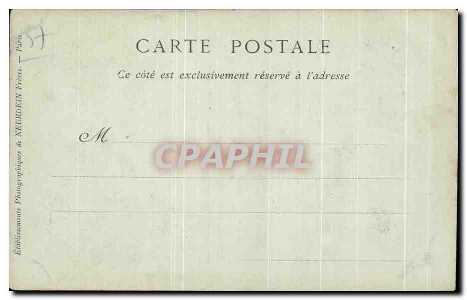 CPA Loches La Ville Haute — Verso