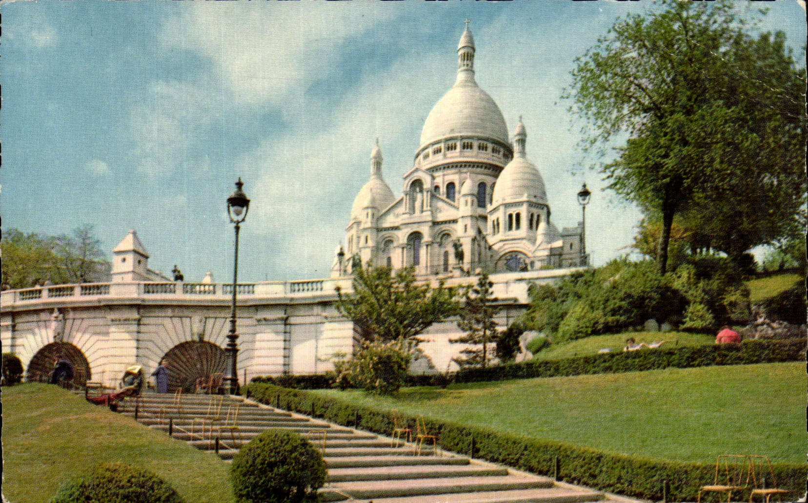 CPA Paris Le Sacre Coeur de montmartre