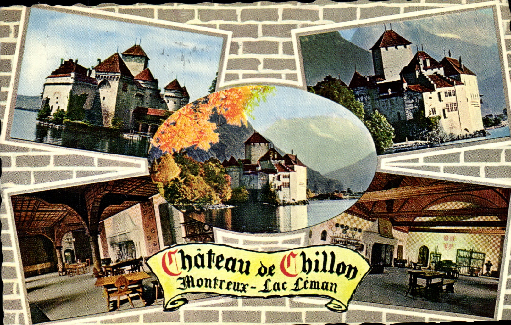 CPA Chateau De Chillon Montreux Lac Leman 
