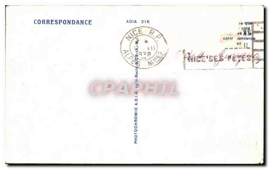 CPA Nice Le palais de la Jetee Et la Promenade des Anglais — Reverso
