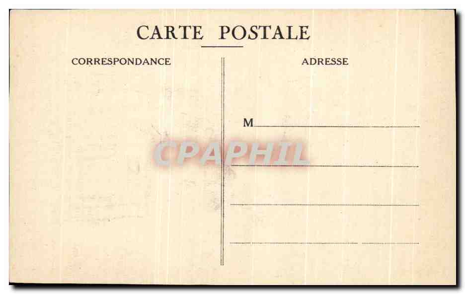 CPA Harfleur — Rückseite