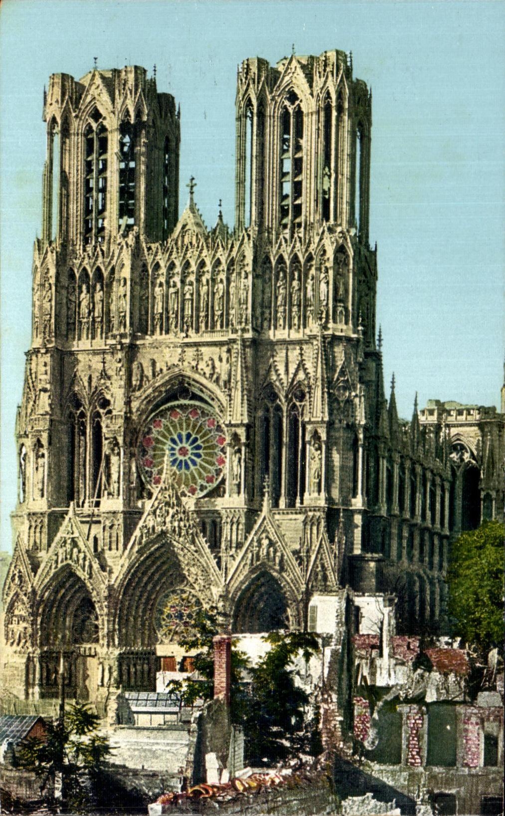 Cathédrale de Reims — après la guerre — Édition Reims Cathédrale, No 17