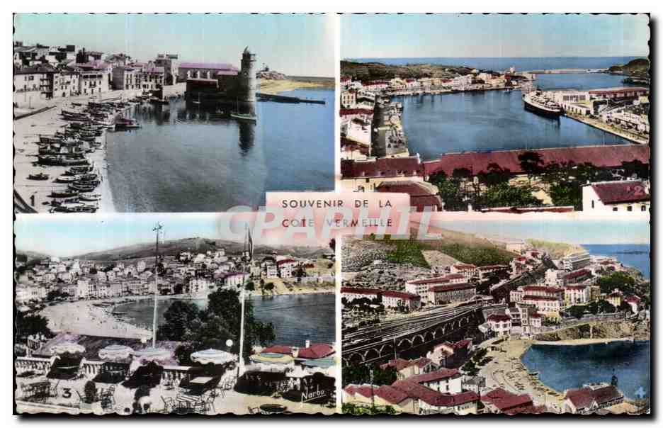 CPA La Cote Vermeille Collioure Vue Generale