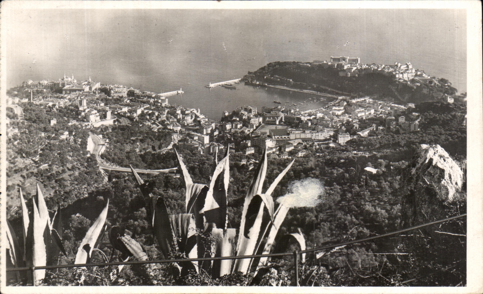 CPA Principaute De Monaco Vue Generale Prise De La Turbie