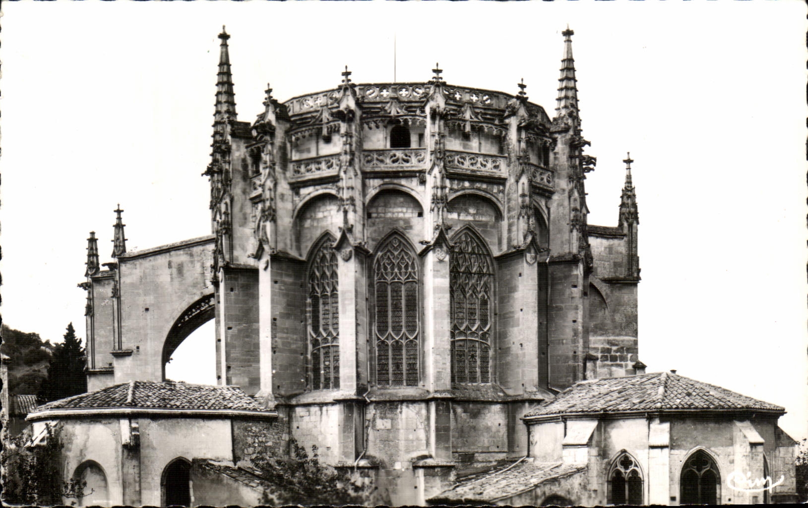 Viviers-sur-Rhône — Chevet de la Cathédrale (XVIe s.) — Combiér Imprimeur (S.-et-L.)