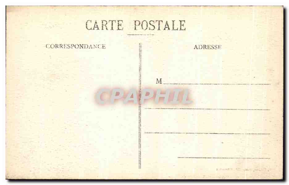CPA Chamonix Mer de Glace — Verso