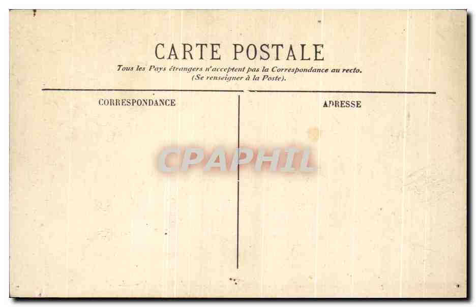 CPA Marseille Vue Generale sur ND de la Garde — Rückseite