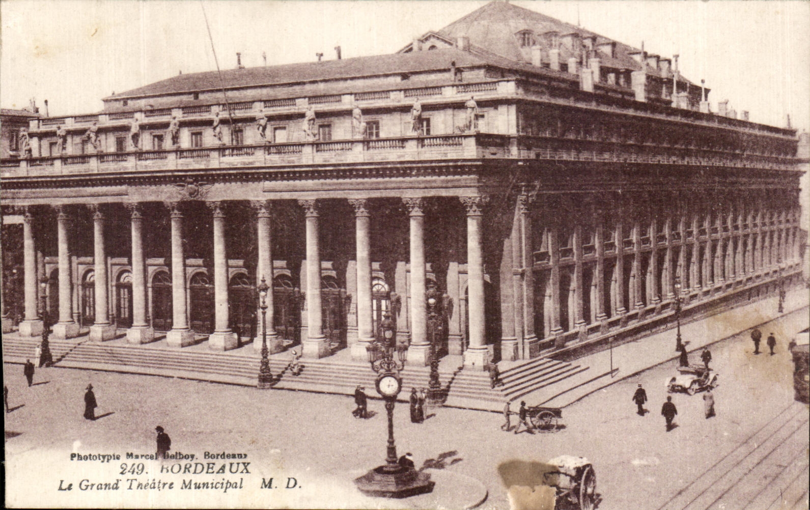 Le Grand Théâtre Municipal — Bordeaux — Phototypie Marcel Halbouy, Bordeaux, n°249