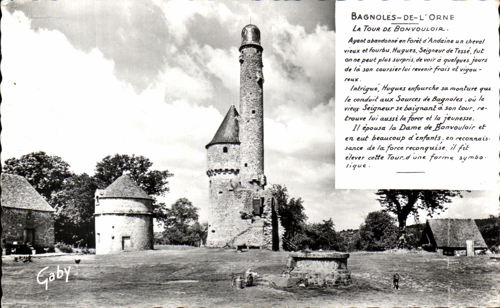 Bagnolès-de-l'Orne — Die Turm von Bonvouloir — Gaby