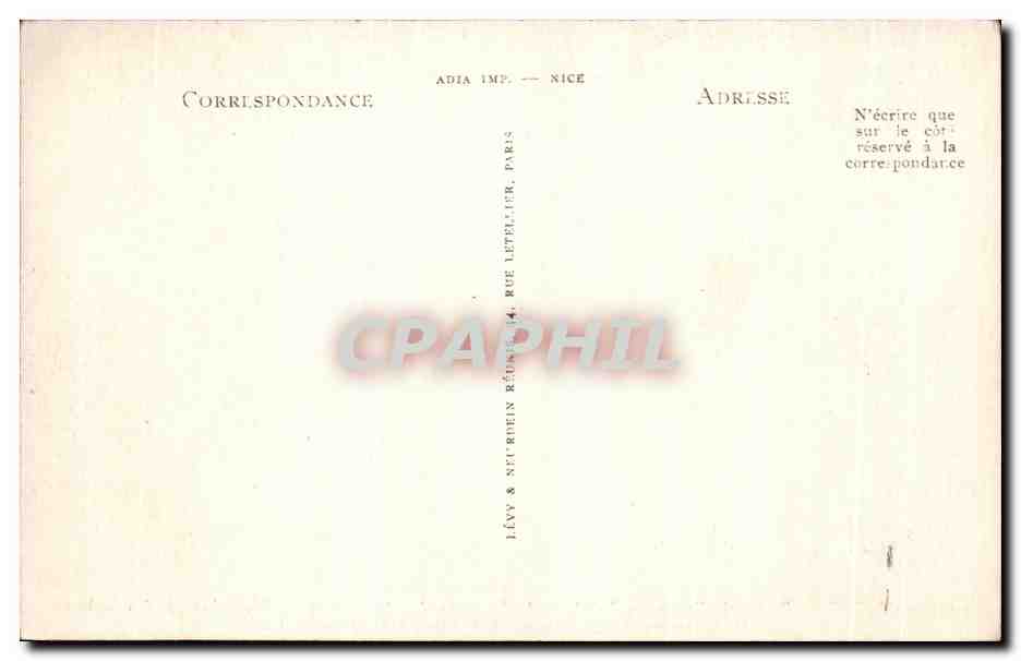 CPA Tours Restes de I'ancienne Basilique de Saint Martin detruite apres I'ecroulement des — Verso