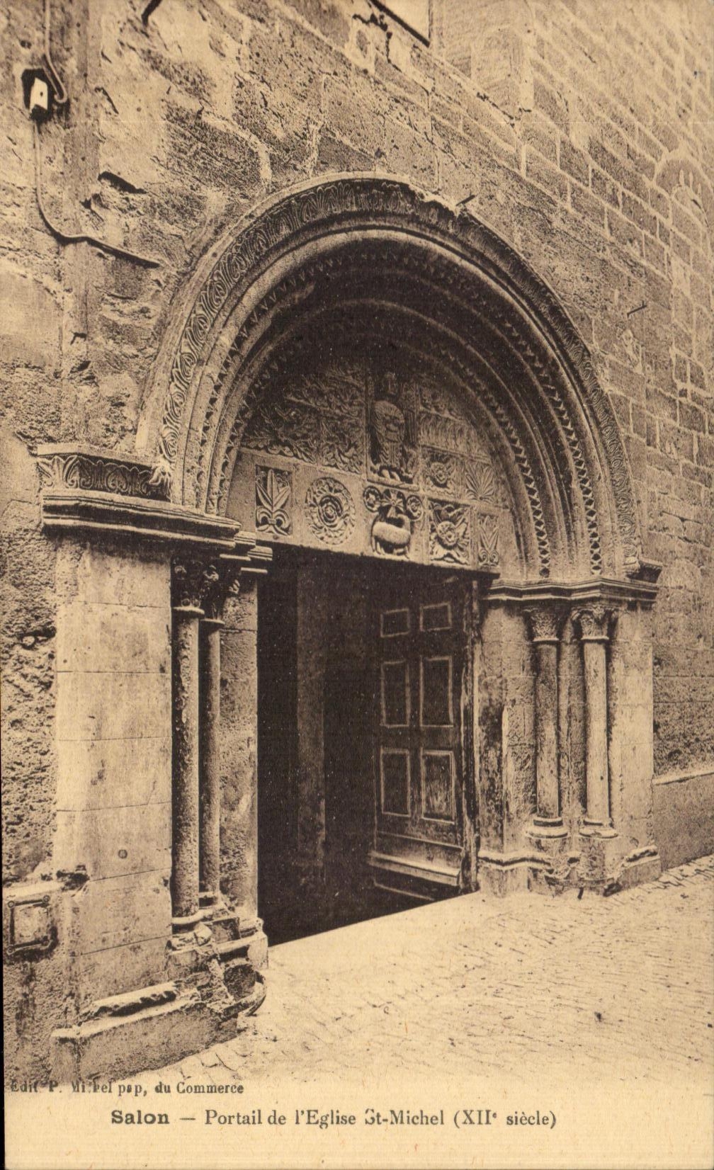CPA Salon Portail de I'Eglise St Michel