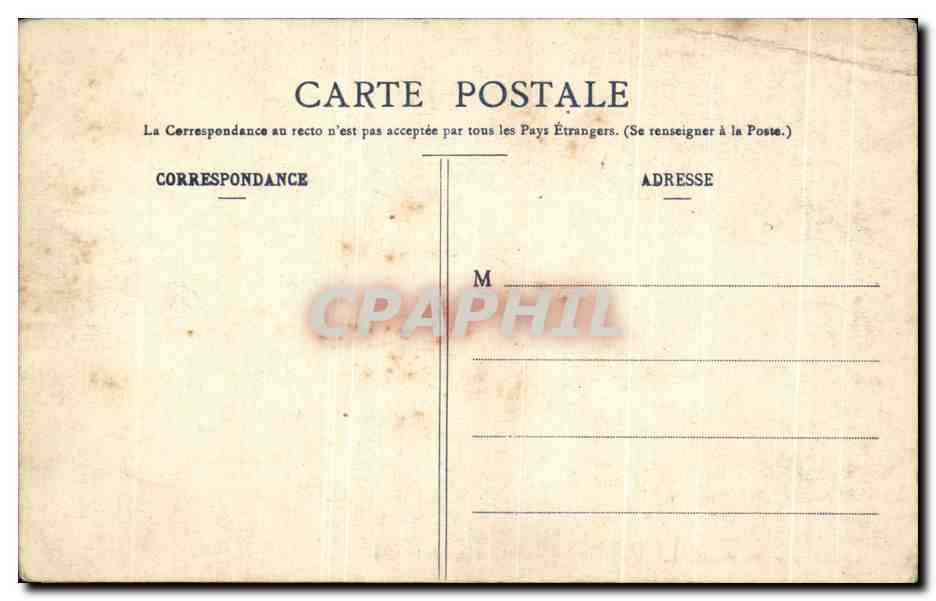 CPA Les Bords de I'Ocean  — Rückseite