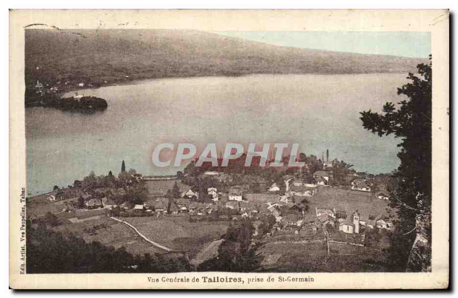 CPA Vue Genrale De Talloires Prise De St Germain