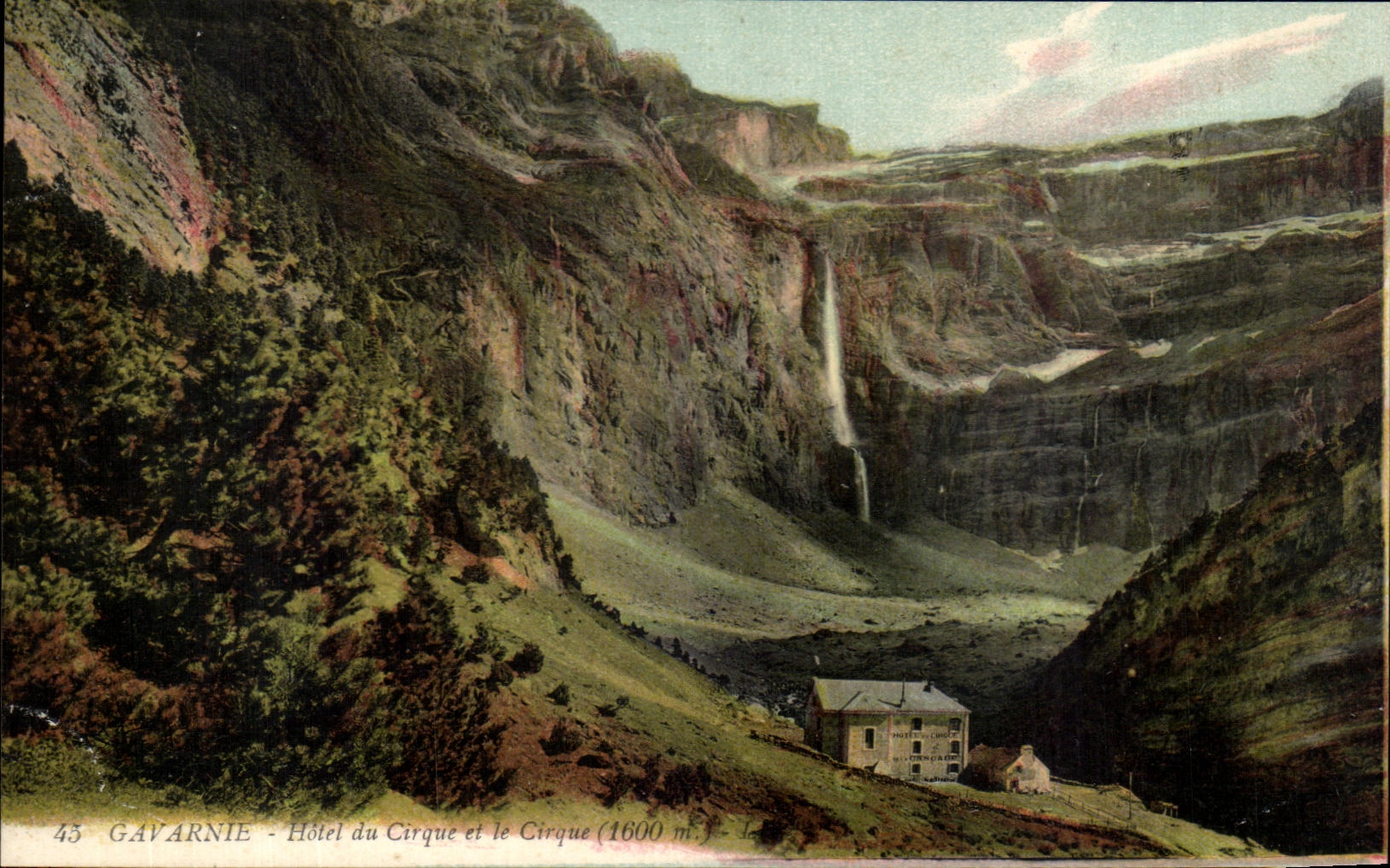 CPA Gavarnie Hotel Du Cirque Et Le Cirque