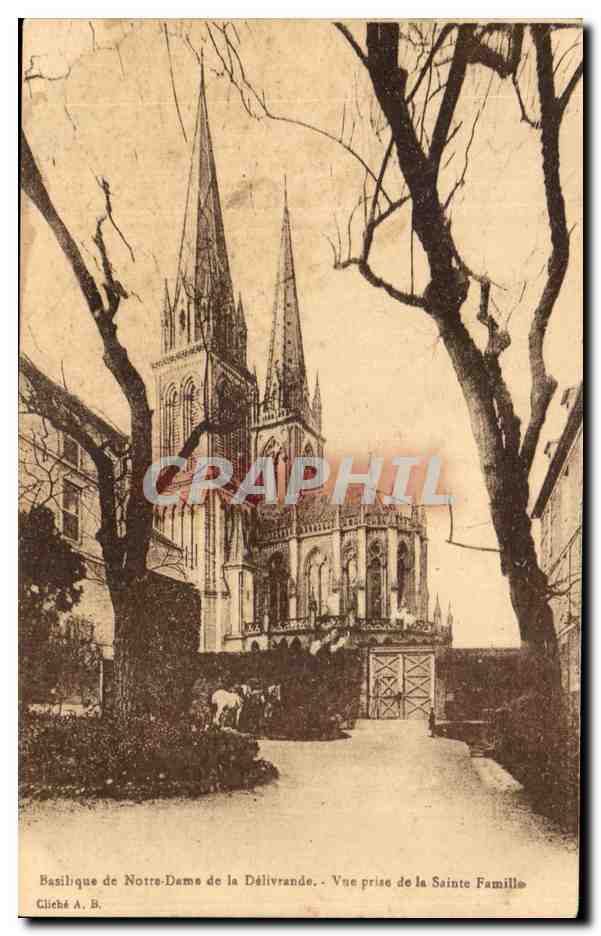 Basilique de Notre-Dame de la Délivrande — Vue prise de la Sainte Famille — Cliché A. B.