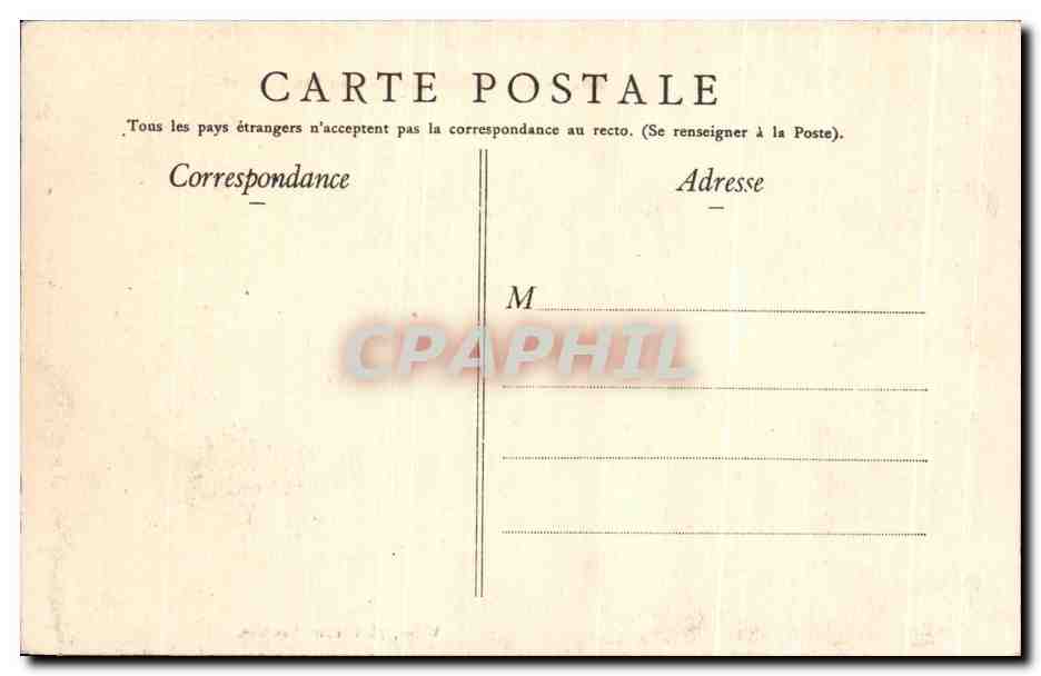 CPA Lourdes Vue Plongeante — Verso
