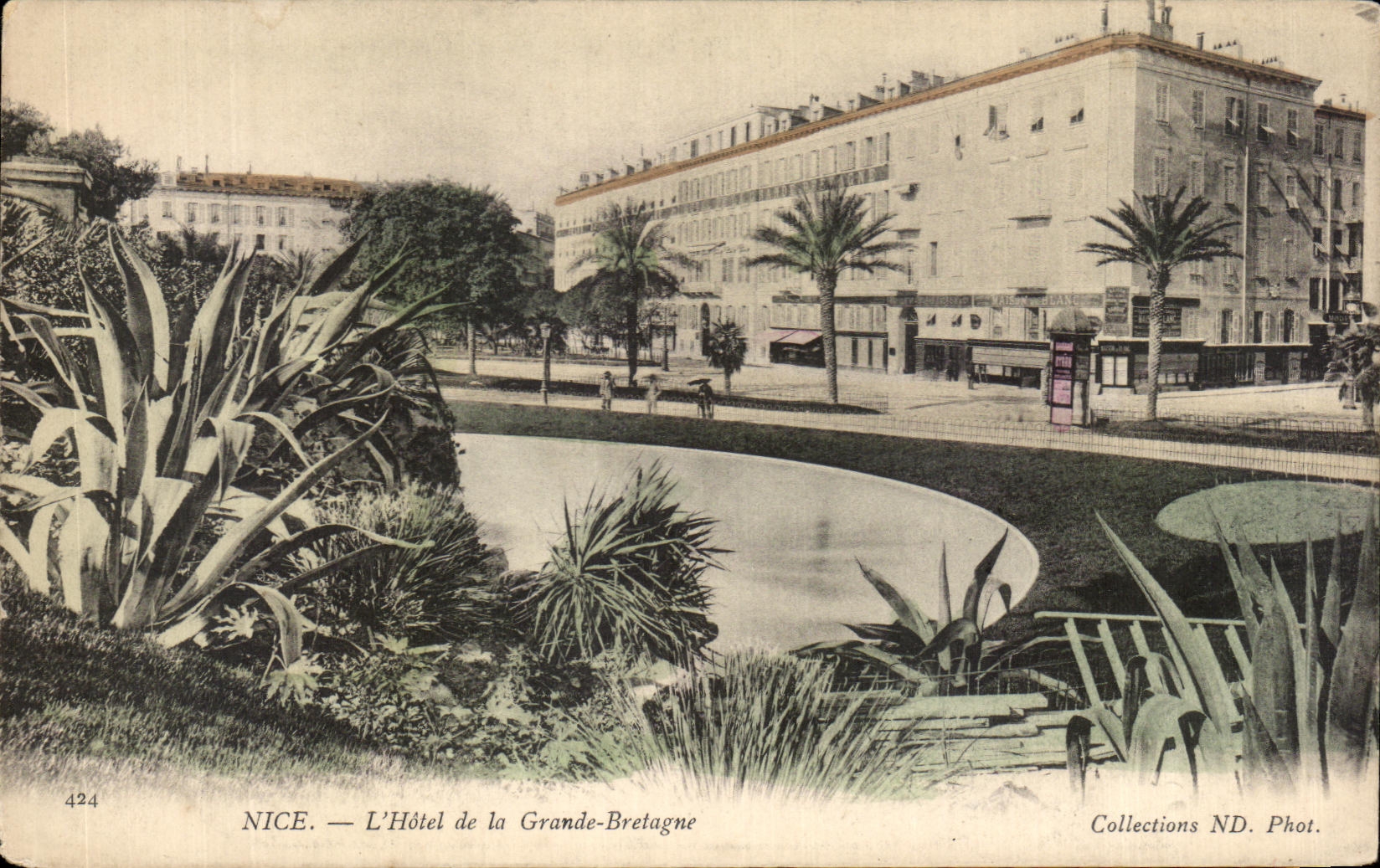 CPA Nice L'hotel de La Grande Bretagne