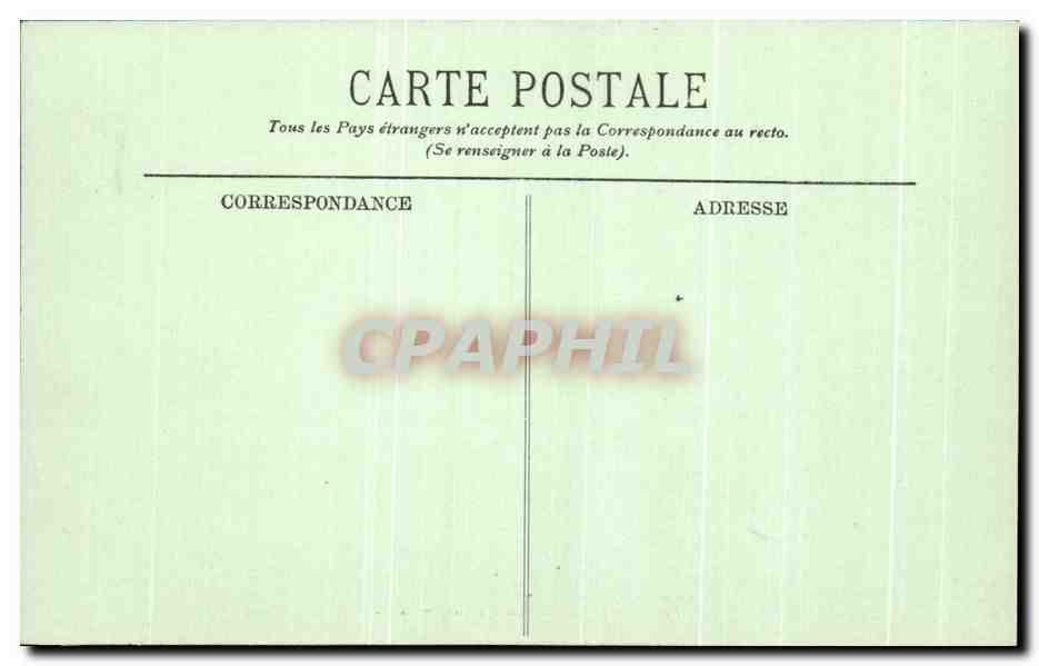 CPA Biarritz Effet De Vagues A La Chambre D'amour — Verso