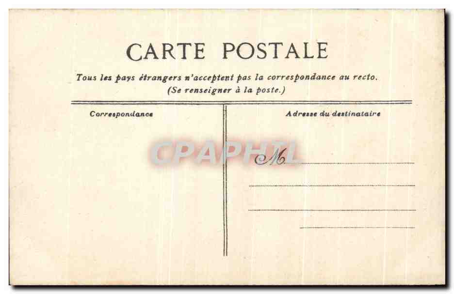 CPA Parc De Versailles Bassin Des Domes — Verso