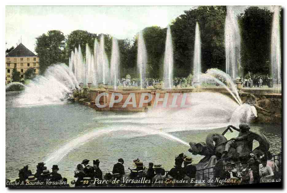 CPA Parc De Versailles Les Grandes Eaux De Neptune