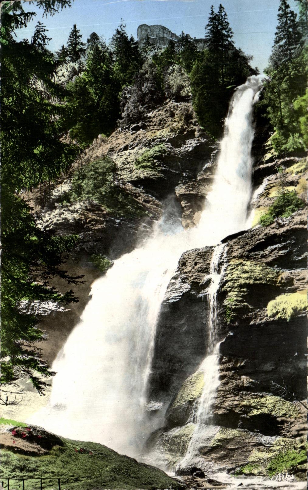 La Cascada del Rouget — Sixt (Alta Saboya) — J. Niksarian, serie 103