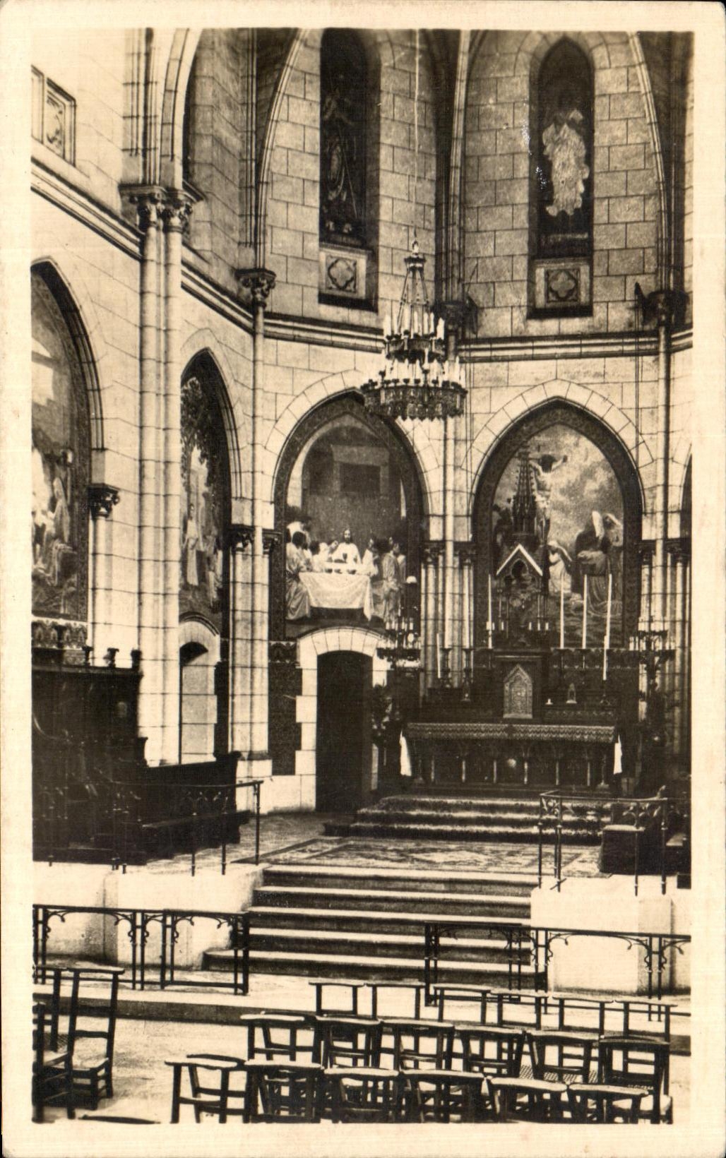 CPA Eglise Saint Hippolyte Interieur