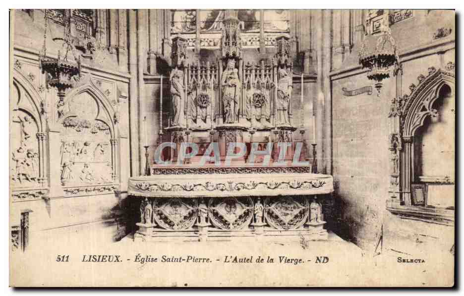 Lisieux - Église Saint-Pierre - L'Autel de la Vierge - ND