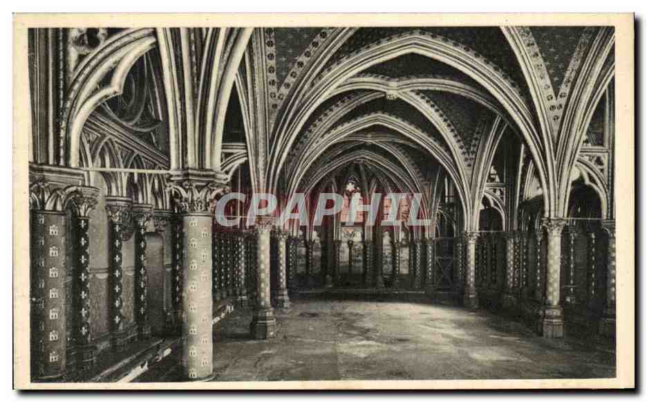 CPA Paris La Sainte Chapelle Chapelle Basse