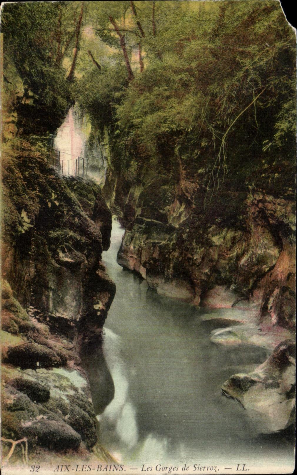 CPA Aix Les Bains Les Gorges de Sierroz