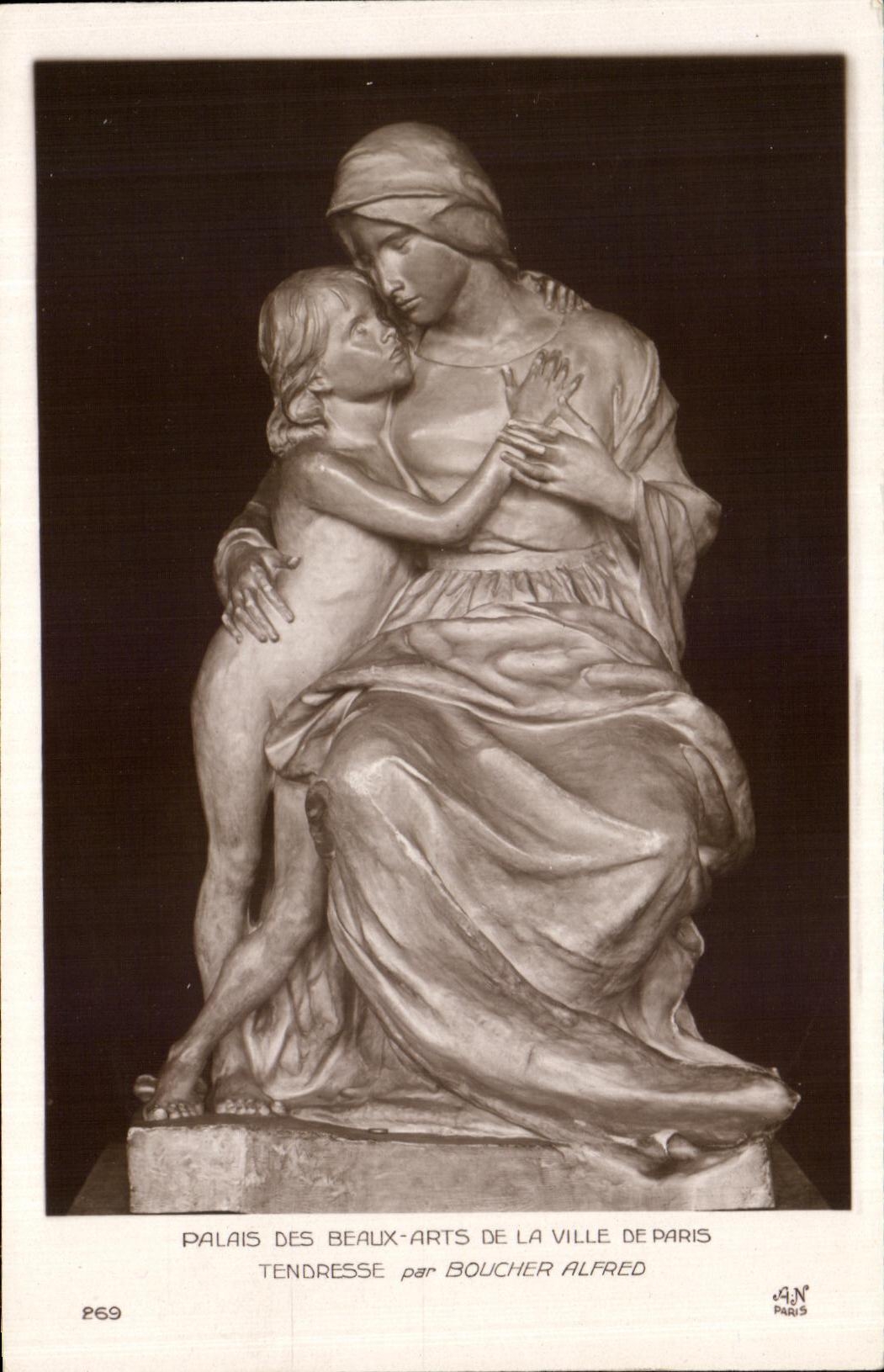 CPA Palais Des Bealix Arts De La Ville De Paris Tendresse par Boucher Alfred