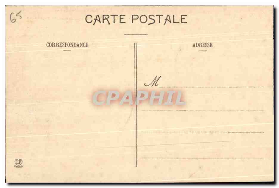 CPA Lourdes Les Hautes Pyrenees Benediction du St Sacrement  — Verso