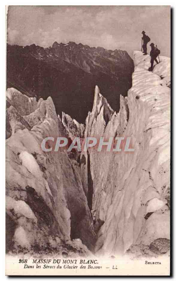 Massif du Mont Blanc — Dans les Séracs du Glacier des Bossons — Selecta n°268