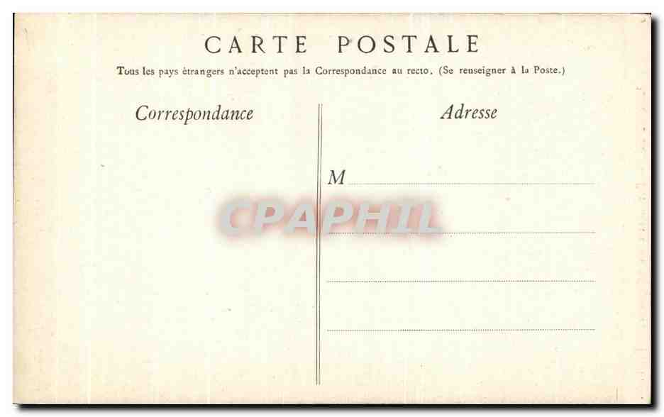 CPA Lourdes Bernadette en religieuse — Verso