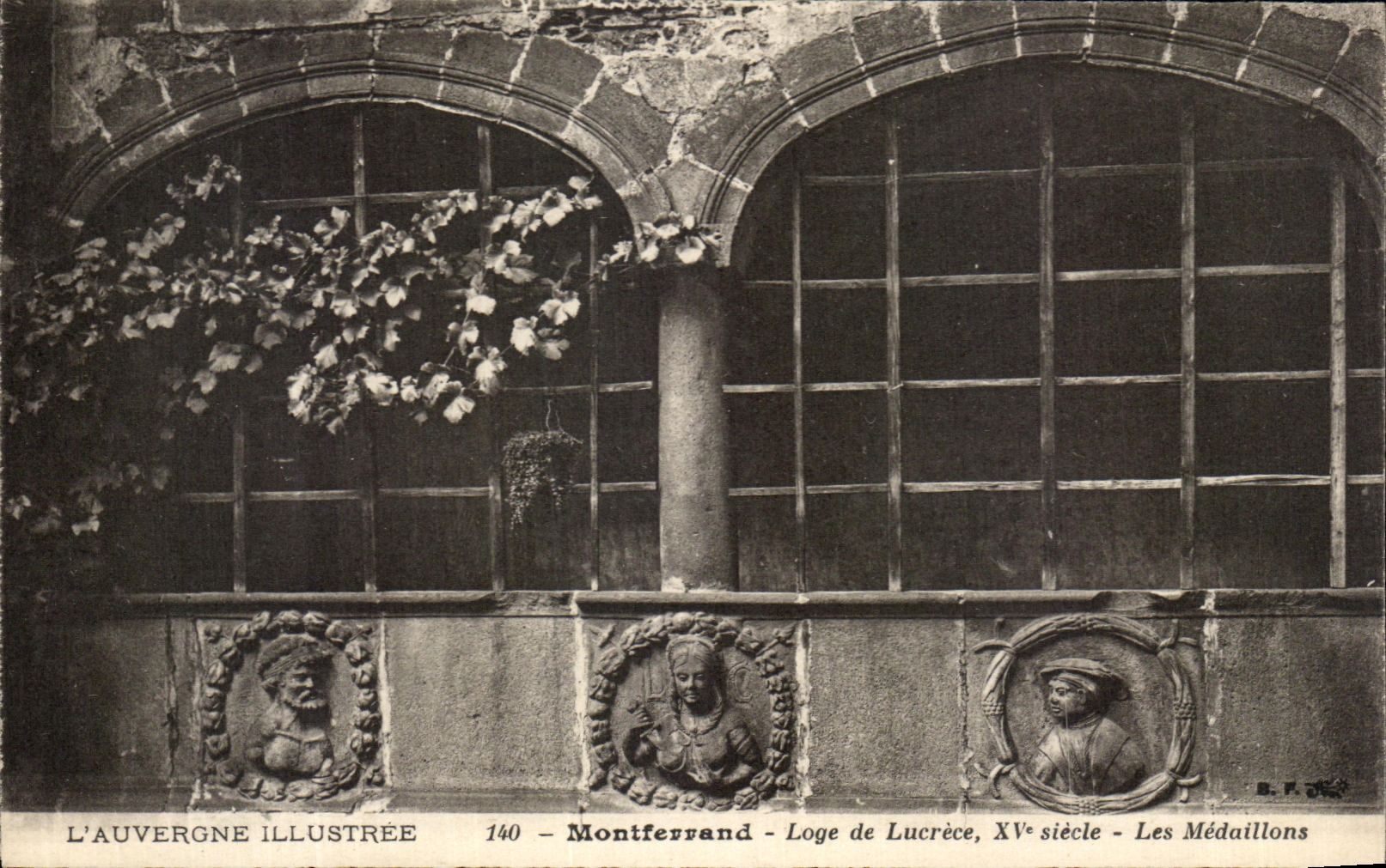 Montferrand - Loge de Lucrèce, XVᵉ siècle - Les Médaillons