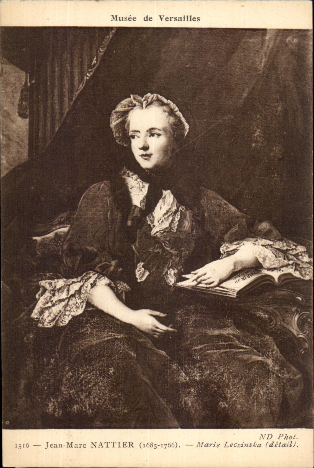 CPA Jean Marc Nattier Marie Leczinska Musee de Versailles