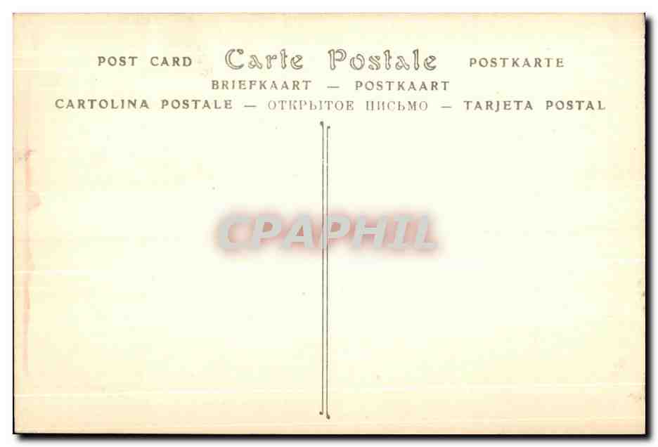 CPA Jean Marc Nattier Marie Leczinska Musee de Versailles — Verso