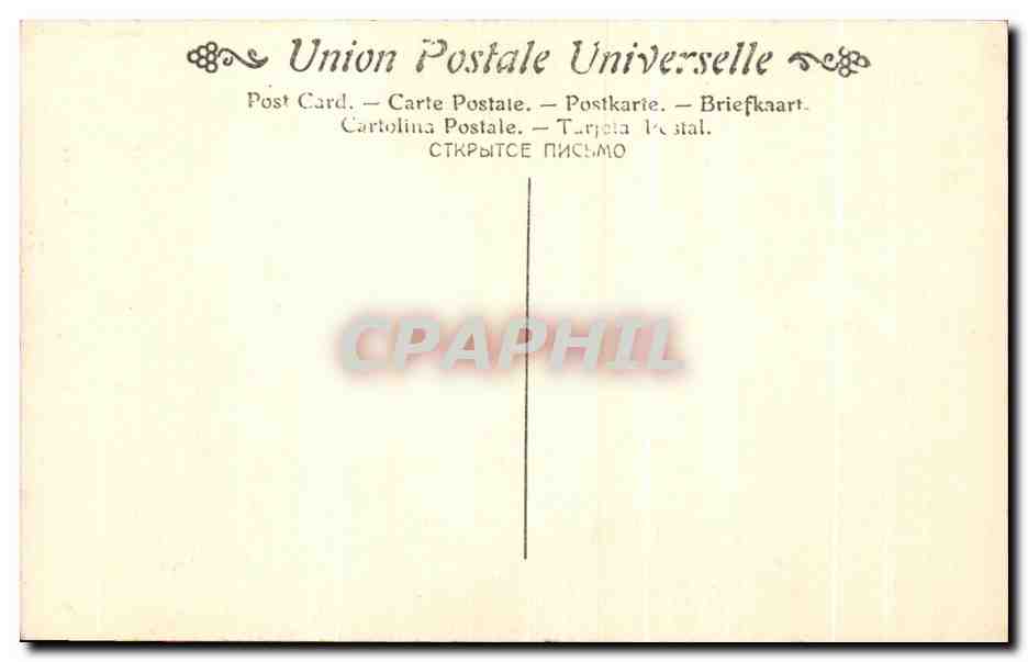CPA David Buste de Mme Recamier — Verso