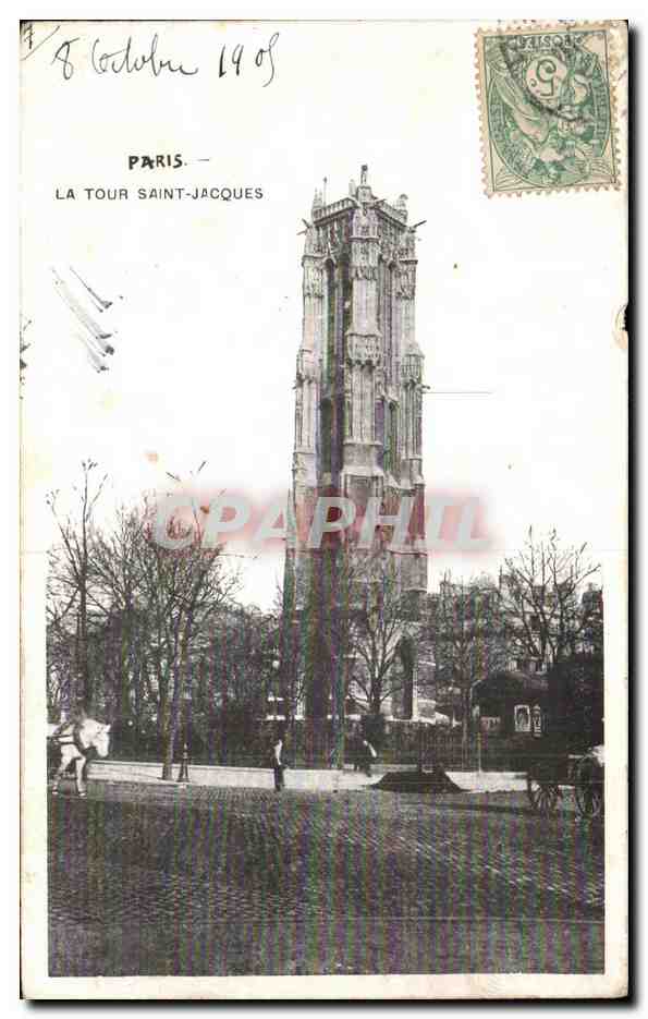 CPA Paris La Tour Saint Jacques
