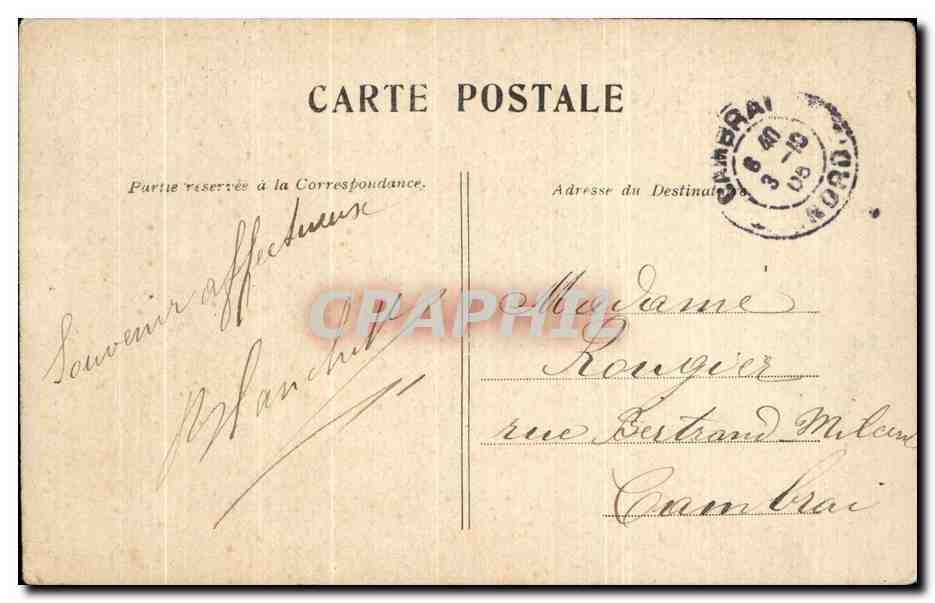 CPA Paris la Sorbonne — Rückseite