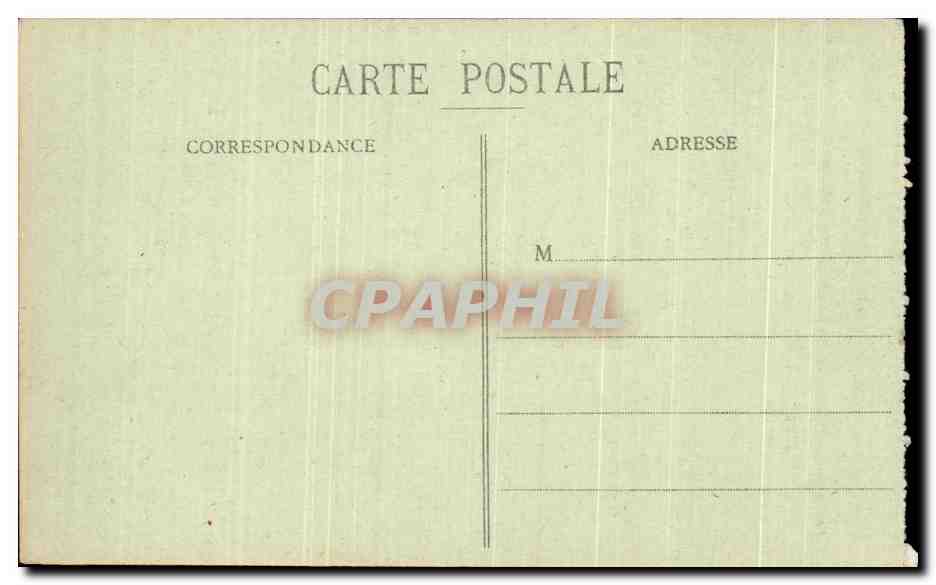CPA Nancy Are de Triomphe vu de la Place de la Carriere — Verso