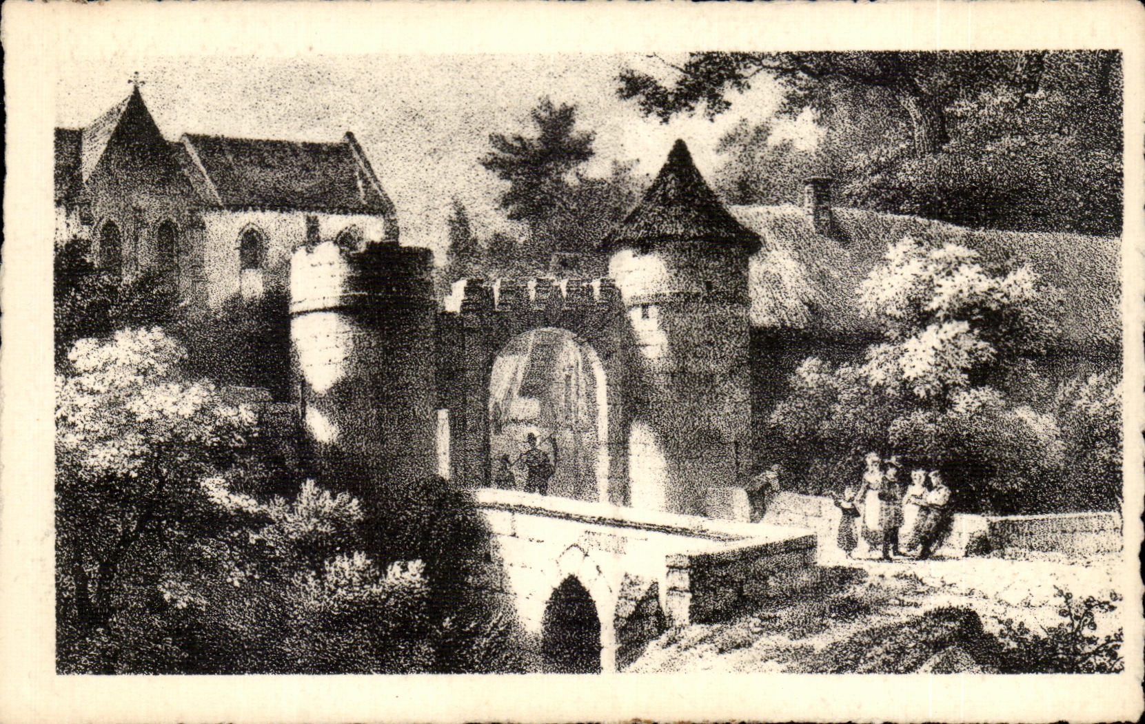 Le Vieux Compiègne — Village de Saint-Jean-aux-Bois dans la Forêt — Édition d'art de la Librairie Moderne