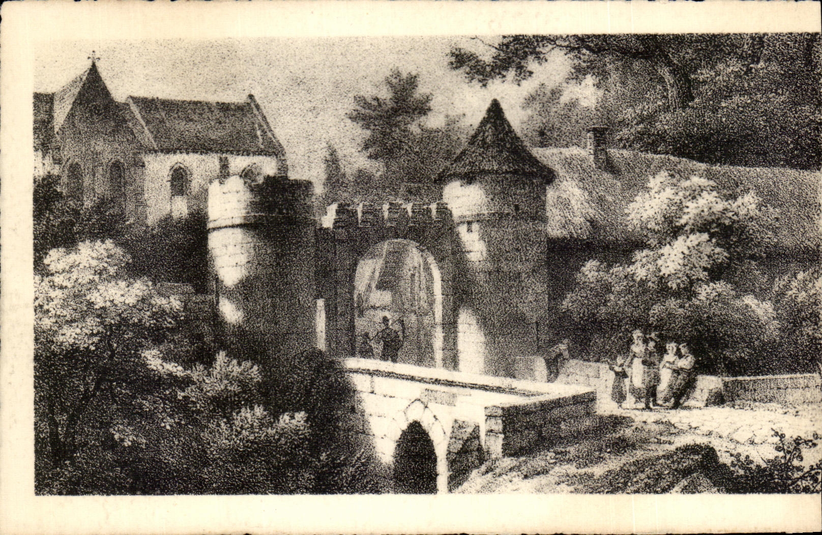 Le Village de Saint-Jean-aux-Bois — dans la forêt — Édition d'Art de la Librairie Moderne, Compiegne