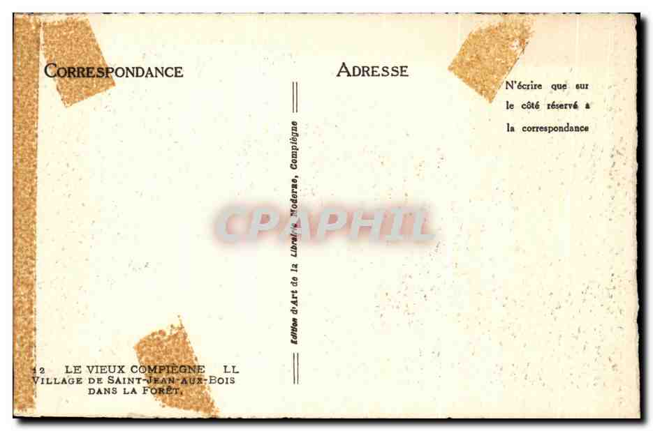 Le Village de Saint-Jean-aux-Bois — dans la forêt — Édition d'Art de la Librairie Moderne, Compiegne — Reverso